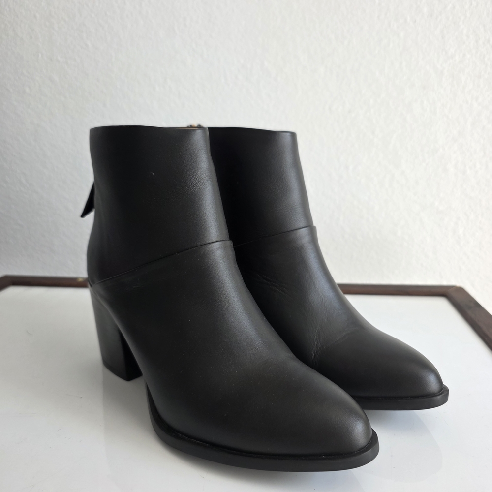 Nisolo Classic Black Ankle Booties